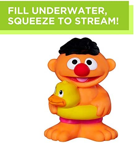 Squirters za kupanje u Ulici Sesame, igračke za kupanje u kojima se nalaze Elmo, Cookie Monster i Ernie, uzrast 12 mjeseci - asortiman od 4 godine