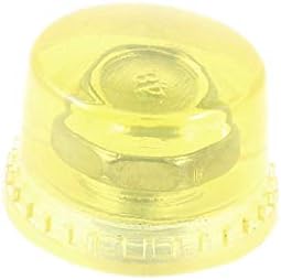 X-DREE zamjenjivi 8mm navojni vrh plastičnog čekića 1 Dia Clear Yellow(Punta de martillo de plástico de cabeza