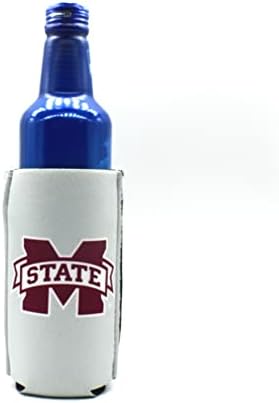 Državni univerzitet Mississippi MSU Bulldogs svijetlo siva, Hail State BigSip sve-u-jednom podesivi neoprenski izolirani držač za piće sa patentnim zatvaračima