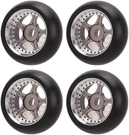 Dilwe RC Drift guma, 4pcs RC metalne gume za kotače za 1/28 za K969 za K989 za P929 Model automobila