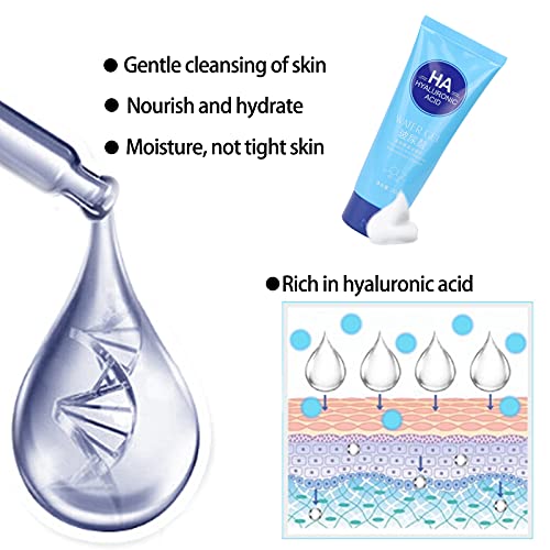 Face Wash sa hijaluronskom kiselinom, Daily Facial Wash & amp; Gentle Pore Cleanser za žene i muškarce