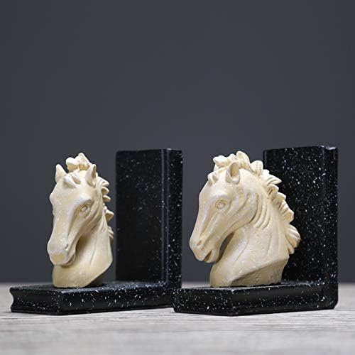 TYNY Statues Decor Sculptures Decor Horse Head Book by the Bookends, Bookends, knjige, ormari, dekoracije,
