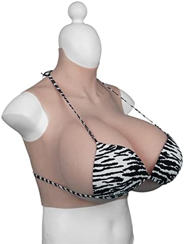 GOUTUI Silikonski Naprsnik Silikonski punjen i čaša Realistični pojačivač grudi Silikonski Naprsnici Realitic Breastform silikon za grudi za Crossdressers proteza Cosplay 1 Tan