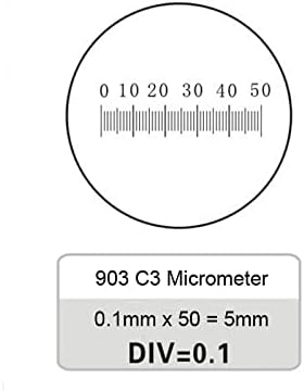 Komplet opreme za mikroskop za odrasle optički staklo C1-C7 mikroskop okular poprečna linija za mjerenje