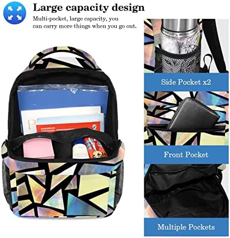 VBFOFBV ruksak za ženske pantalonske bakfa za laptop Tražena bager, moderan geometrijski uzorak trokut