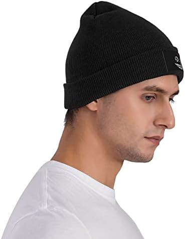 Lil Darkie logotip pleteni šešir zimske ljeto toplom lobanom poklopcem za žene i muške bebine šešir crne boje