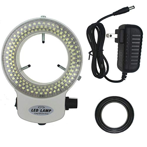 LED-144-ZK Black Podesiv 144 LED prsten osvjetljenje za osvjetljenje za stereo mikroskop