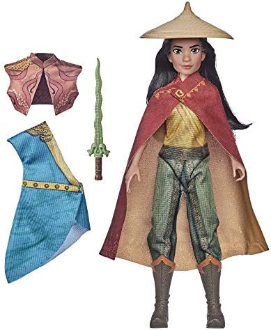 Disney Raya i avanturistički stilovi Last Dragon Raya, Modna lutka sa odjećom, obućom i dodatkom za mač, igračka za djecu od 3 godine i više