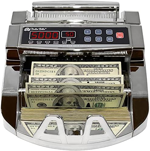 DollaBillz brojač novca i falsifikovani detektor-tačne novčanice za brzo brojanje i UV / MG detekcija falsifikata
