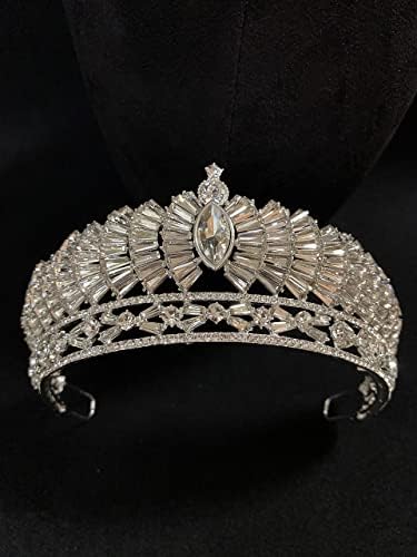 Rhinestone Queen Tiara vjenčane tijare i Krune za žene princeza kruna rođendanske tijare trake za glavu