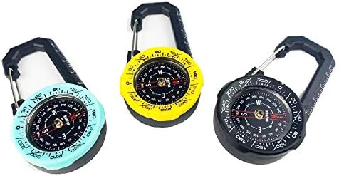 SDGH viseći gumb pokazivač tipa Kompas Compass Dva seta indeksiranja sistema za susret sa različitim potrebama dizajn vodootporni karabin na otvorenom kompasom