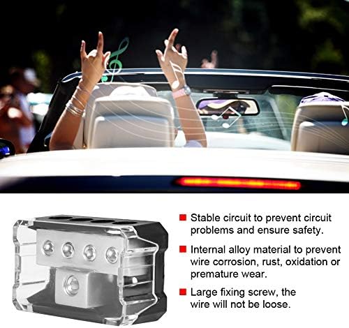 KIMISS Legura Plastični automobil O Napajanje napajanja 1 * 0GA u 4 * 4GA iz razdjelnika bloka