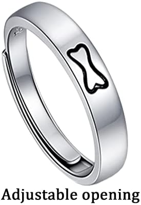 Vjenčani prstenovi za žene modni bakreni par zvona za muškarce Otvaranje podesivih prstenova za angažovanje Valentinovo Poklon anksiozni prsten