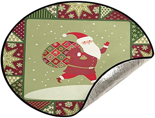 Visesunny Božić Santa Claus sa suradom Božićno drvce Mat stalka za stalak za podloge Zaštita upijajući stalak za stalke Mat za zaštitu od poda