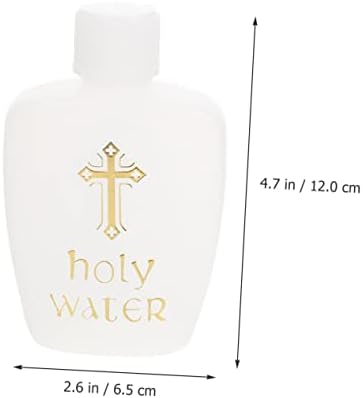 Bestonzon 4pcs baptismal sveti vode boca od plastike napitke boce od sitnih boca Vintage ukrasi