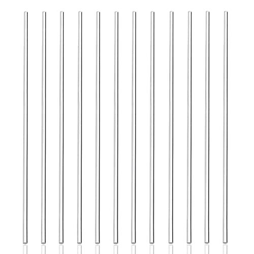 12 kom akrilne šipke za Tiple za DIY zanate, prozirne, prečnika 0,25, dužine 12