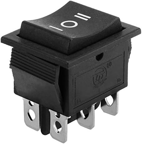 Larro prekidač 1pc 3 Pozicija 6 pin dizalica na momentalnom preklopku za uključivanje porokera DPDT 16A 250V