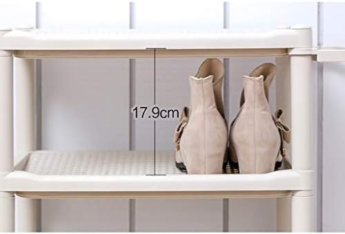 WSZJJ 4-ravni stalak za obuću, plastični višeslojni nosač za obuću krovni stalak za skladištenje 4-nivo