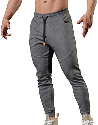 WABTUM teretni pantalone za muškarce, muške modne jednostavne dukseve u boji čipke udružene pantalone Slim fit casual pantalone