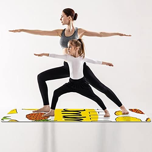 Siebzeh zdravo ljeto ananas Premium debeli Yoga Mat Eco Friendly gumene zdravlje & amp; fitnes non Slip Mat za sve vrste vježbe joge i pilatesa