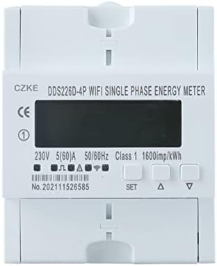 KAPPDE DDS226D-4P Jednofazni WiFi Smart Energy Merač za praćenje prekidača prekidača sa naponom Zaštita struje