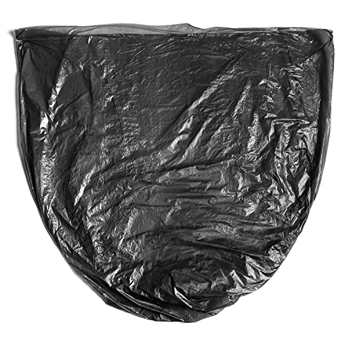 Aluf plastika 12-16 galona 6 mikrona crne kašike za smeće - 24 x 33 - pakovanje od 1000 - za dom,