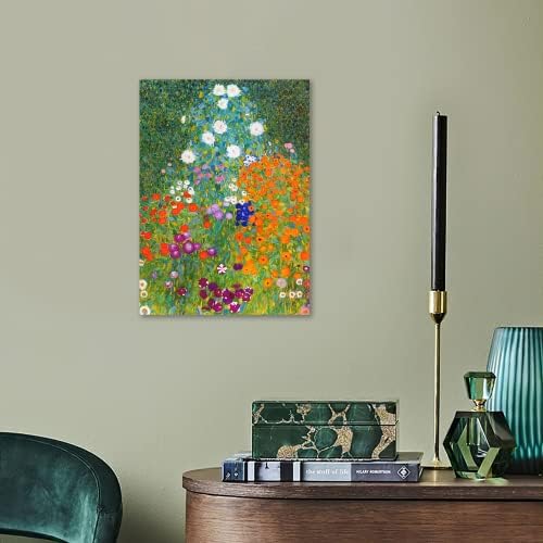 jenesaisquoi platnena zidna Umjetnost poznate uljane slike, cvjetnjak Gustav Klimt umjetničke grafike,