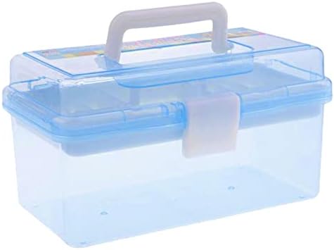 Waserce Storage Bins za odjeću organizovanje plava prenosiva kutija Organizator višenamjenska kutija za