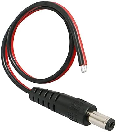 Aoje-Link 5pcs DC Power Pigtail kabel žica, 24V12V 5A muški konektori za CCTV sigurnosnu kameru i