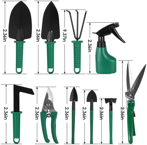 Gidirtu 11kom Set alata za vrtne biljke set lopata Rake Clippers alat za navodnjavanje alat za navodnjavanje
