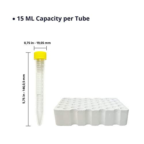 Cijevi za centrifugu od 15 ml - bez Rnaze, Dnaze i DNK-50 kom/stalak Marka: TAAG Life Sciences