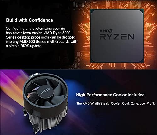 Micro Center AMD Ryzen 5 5600x Desktop procesor 6-core 12-navojni do 4,6 GHz otključan sa WARith Stealth Cooler paketom sa MSI B550-A PRO AM4 DDR4 ATX matična ploča 4,0 m,2 USB 3.2 Gen 2