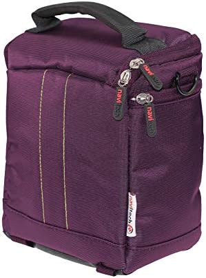 Navitech ljubičasta vodootporna zaštitna prenosiva ručna Dvogledna torbica i putna torba kompatibilna sa