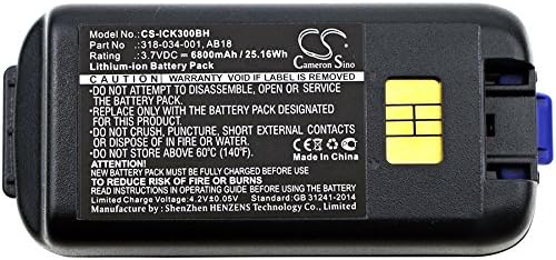Bcxy zamjena baterije za Intermec CK3N1 EDA61K CK3A CK3C1 CK3N CK3 CK3B CK3C CK3R CK3X 318-034-001 318-033-001