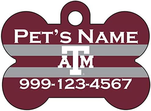 Texas A&M Aggies pet Id pseća oznaka / zvanično licencirana | personalizirana za vašeg ljubimca