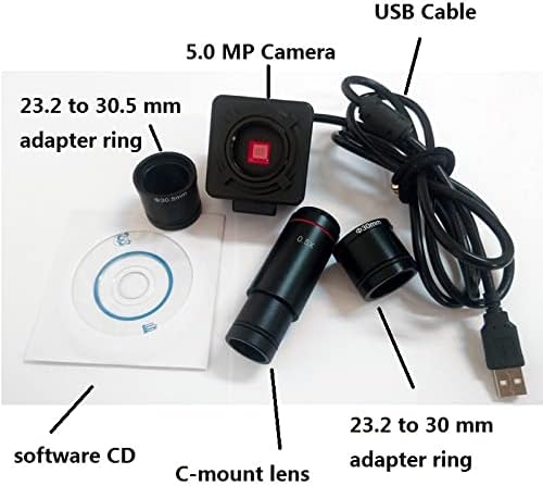 Komplet opreme za mikroskop za odrasle potrošni materijal 0,5 X 0,4 X 0,3 X elektronski digitalni mikroskop
