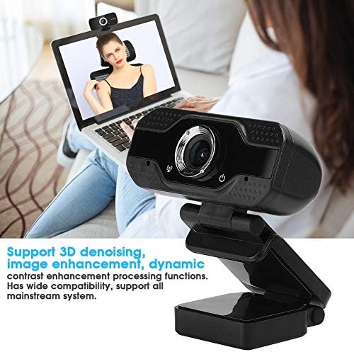 V Bestlife Full HD 1080p web kamera sa mikrofonom za radnu površinu, USB internetsku klasu računarsku kameru, utikač i reproduciranje web kamere ugrađene u preuzimanje