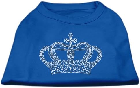 Mirage Pet proizvodi Rhinestone Crown majica, X-mali, plavi