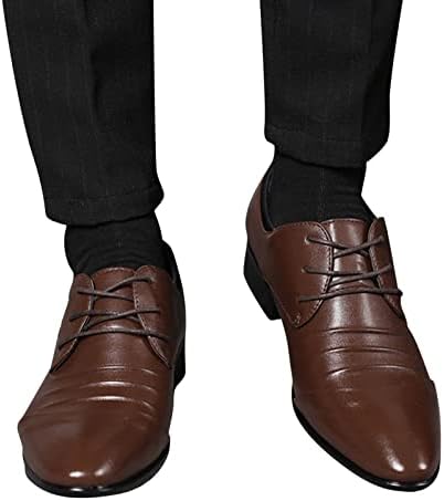 Slip na tekućim cipelama za muškarce široka širina modni ljetni i jesenji muškarci kožne cipele s niskim potpeticama toe čipkastom bojom poslovne muške teniske cipele veličine 11 božićnih