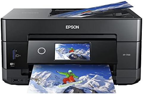 Epson Expression Premium XP - 7100 bežični štampač fotografija u boji sa ADF-om, skenerom i fotokopirnim uređajem, Crni, mali