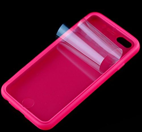 FancyG® iPhone 6 iPhone 6S Case meka Zaštitna zaštita kože zaštita od ogrebotina sa priloženom mat završenom zaštitom ekrana Jedinstvena dizajnirana futrola za iPhone 6 jednodijelna Zaštita ekrana prednja i zadnja-Bijela