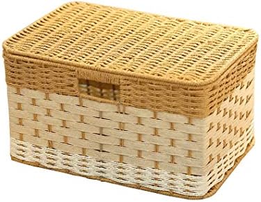 Haieshop kutije za skladištenje za skladištenje sa poklopcem Jednostavna tkana kutija za skladištenje kosetičke