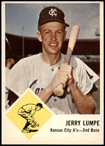 1963. Fleer 16 Jerry Lumpe Kansas City Athletics ex / mt atletika