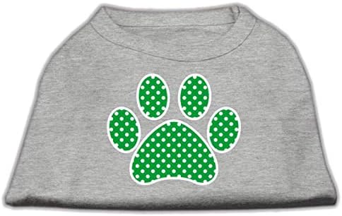 Mirage PET proizvodi Zelena švicarska majica zaslona s majicama zaslona, ​​srednja, bijela