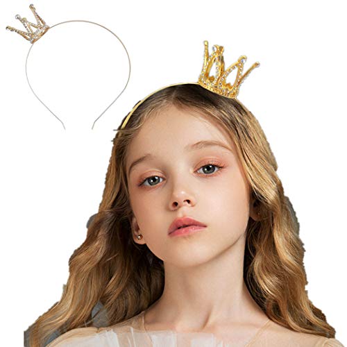 NSLS sjajna Rođendanska kruna tijara za djevojčice Princess Decoration Krune za glavu za djecu