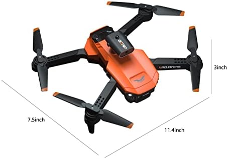 Moresec sklopivi mini drone, dual shot 1080p preklopni bespilotni daljinski upravljački igrački