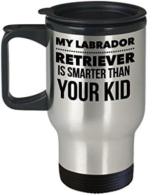 Howdy Swag Labrador Retriver Putna krigla - Moja laboratorija je pametnija od vašeg djeteta -