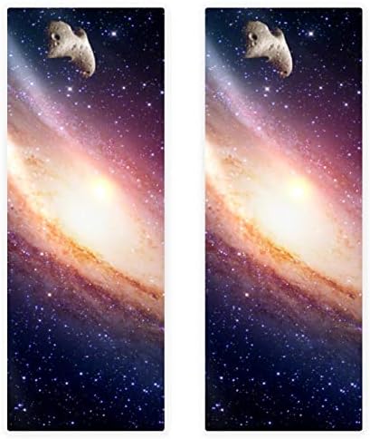 Guerotkr 2 kom, joga ručnik, ručnici za teretanu, znojne ručnike za teretanu, ručnici za vježbanje, univerzum Mliječni put Galaxy Planet Starry Star uzorak