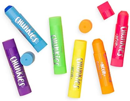 Ooly, Chunkies, Paint Sticks, brzo sušenje, Set 6-neonskog kompleta, Twistable Paint Stick Crayon