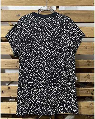3x Tops for Women Plus Size Leopard Point Print pulover okruglog vrata Loose Casual Top For Women Tunics Womens Plus
